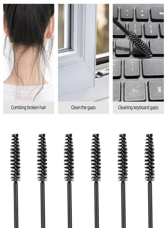 Tbestmax 600 Pcs Mascara Wands and Lip Brush, Black Lipstick Wands Eyebrow Spoolies Brush for Eyelash Extensions Disposable Makeup Applicator Beauty Tool Kits - Image 5